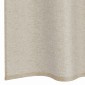 vidaXL Κουρτίνα βυσσινί 2 τμχ. Άμμος 140 x 140 cm Πολυεστέρας