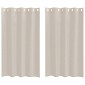 vidaXL Κουρτίνα βυσσινί 2 τμχ. Άμμος 175 x 140 εκ. Πολυεστέρας
