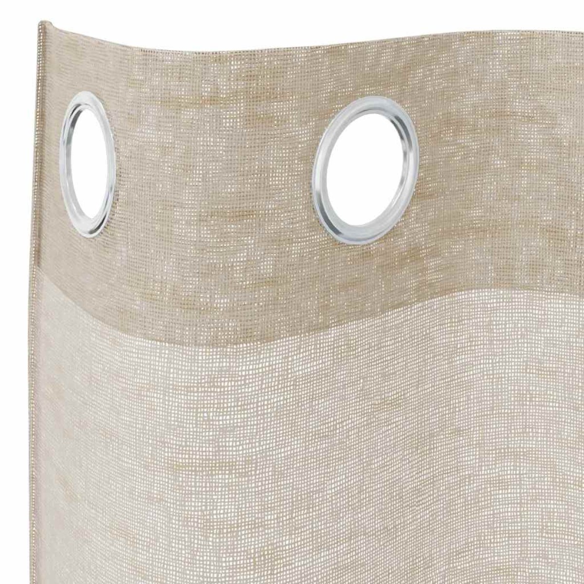 vidaXL Κουρτίνα βυσσινί 2 τμχ. Άμμος 225 x 140 εκ. Πολυεστέρας