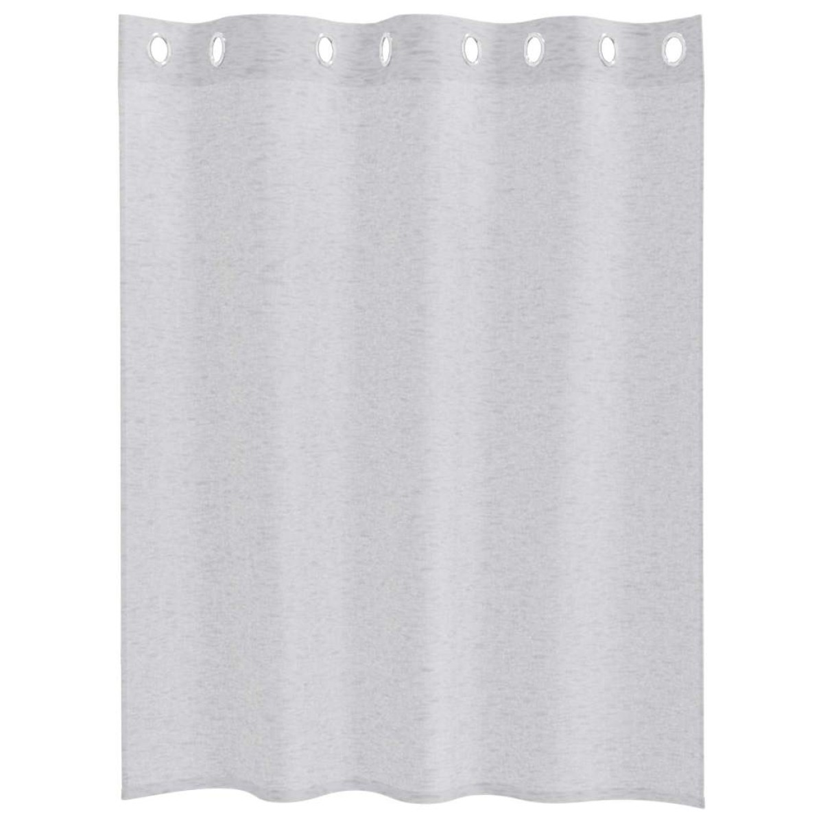vidaXL Κουρτίνα βυσσινί 2 τμχ. Ανοιχτό γκρι 140 x 140 cm Πολυεστέρας