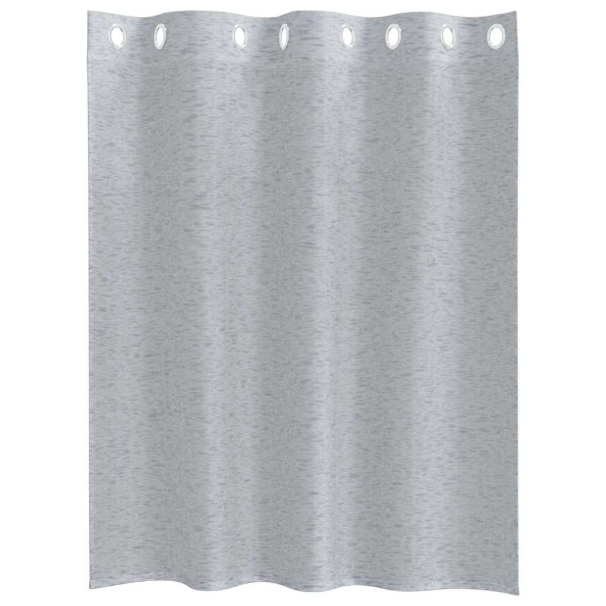 vidaXL Κουρτίνα βυσσινί 2 τμχ. Σκούρο Γκρι 140 x 140 cm Πολυεστέρας