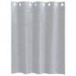vidaXL Κουρτίνα βυσσινί 2 τμχ. Σκούρο Γκρι 140 x 140 cm Πολυεστέρας