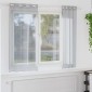 vidaXL Κουρτίνα βυσσινί 2 τμχ. Σκούρο Γκρι 175 x 140 εκ. Πολυεστέρας