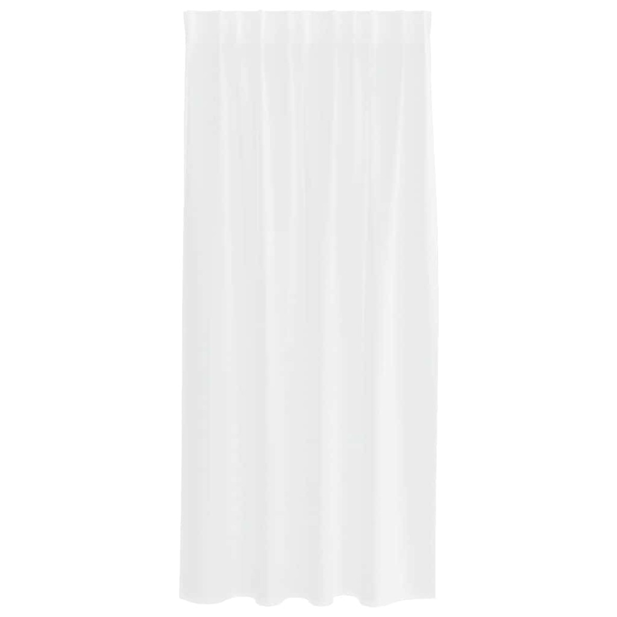 vidaXL Κουρτίνα βυσσινί 2 τμχ. Λευκό 175 x 140 εκ. Πολυεστέρας