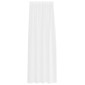 vidaXL Κουρτίνα βυσσινί 2 τμχ. Λευκό 245 x 140 εκ. Πολυεστέρας