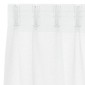 vidaXL Κουρτίνα βυσσινί 2 τμχ. Λευκό 245 x 140 εκ. Πολυεστέρας