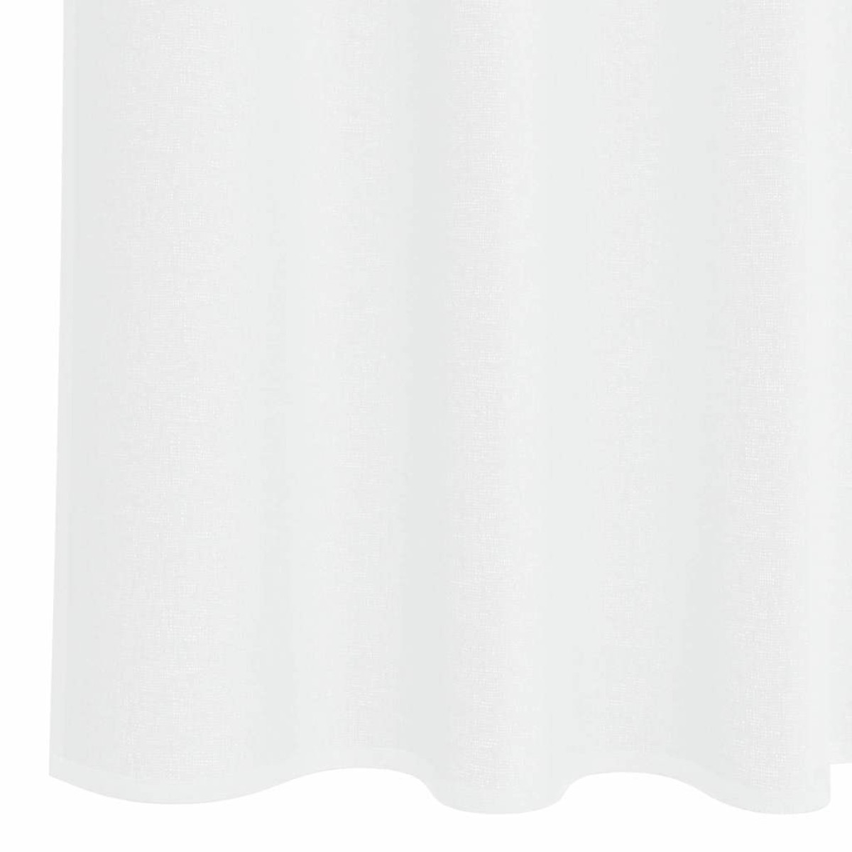 vidaXL Κουρτίνα βυσσινί 2 τμχ. Λευκό 245 x 140 εκ. Πολυεστέρας