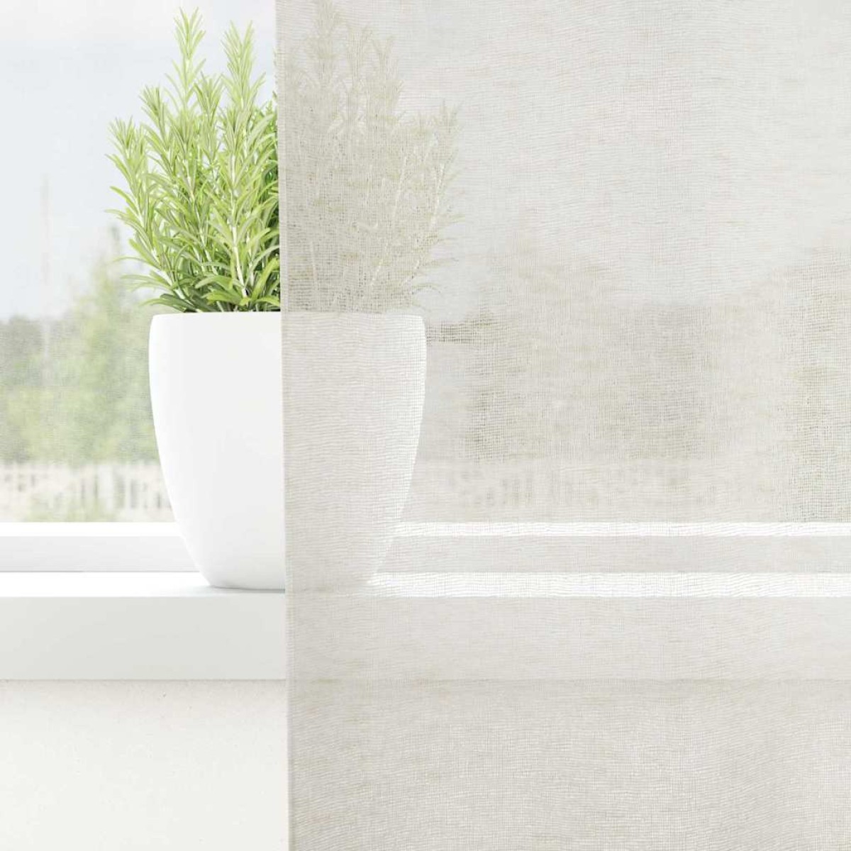 vidaXL Κουρτίνα βυσσινί 2 τμχ. Κρεμ 225 x 140 εκ. Πολυεστέρας