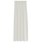vidaXL Κουρτίνα βυσσινί 2 τμχ. Κρεμ 225 x 140 εκ. Πολυεστέρας