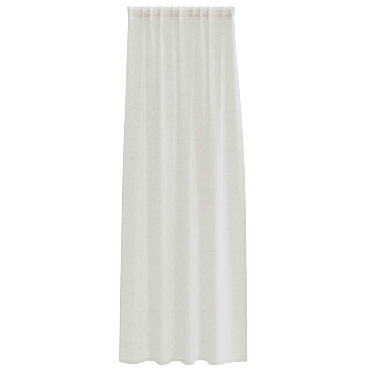 vidaXL Κουρτίνα βυσσινί 2 τμχ. Κρεμ 245 x 140 εκ. Πολυεστέρας