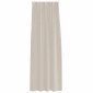 vidaXL Κουρτίνα βυσσινί 2 τμχ. Άμμος 245 x 140 εκ. Πολυεστέρας
