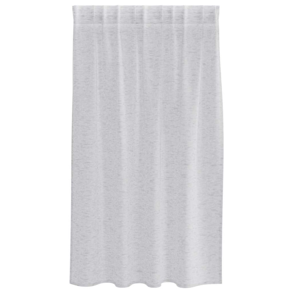 vidaXL Κουρτίνα βυσσινί 2 τμχ. Ανοιχτό γκρι 140 x 140 cm Πολυεστέρας