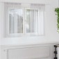 vidaXL Κουρτίνα βυσσινί 2 τμχ. Ανοιχτό γκρι 140 x 140 cm Πολυεστέρας
