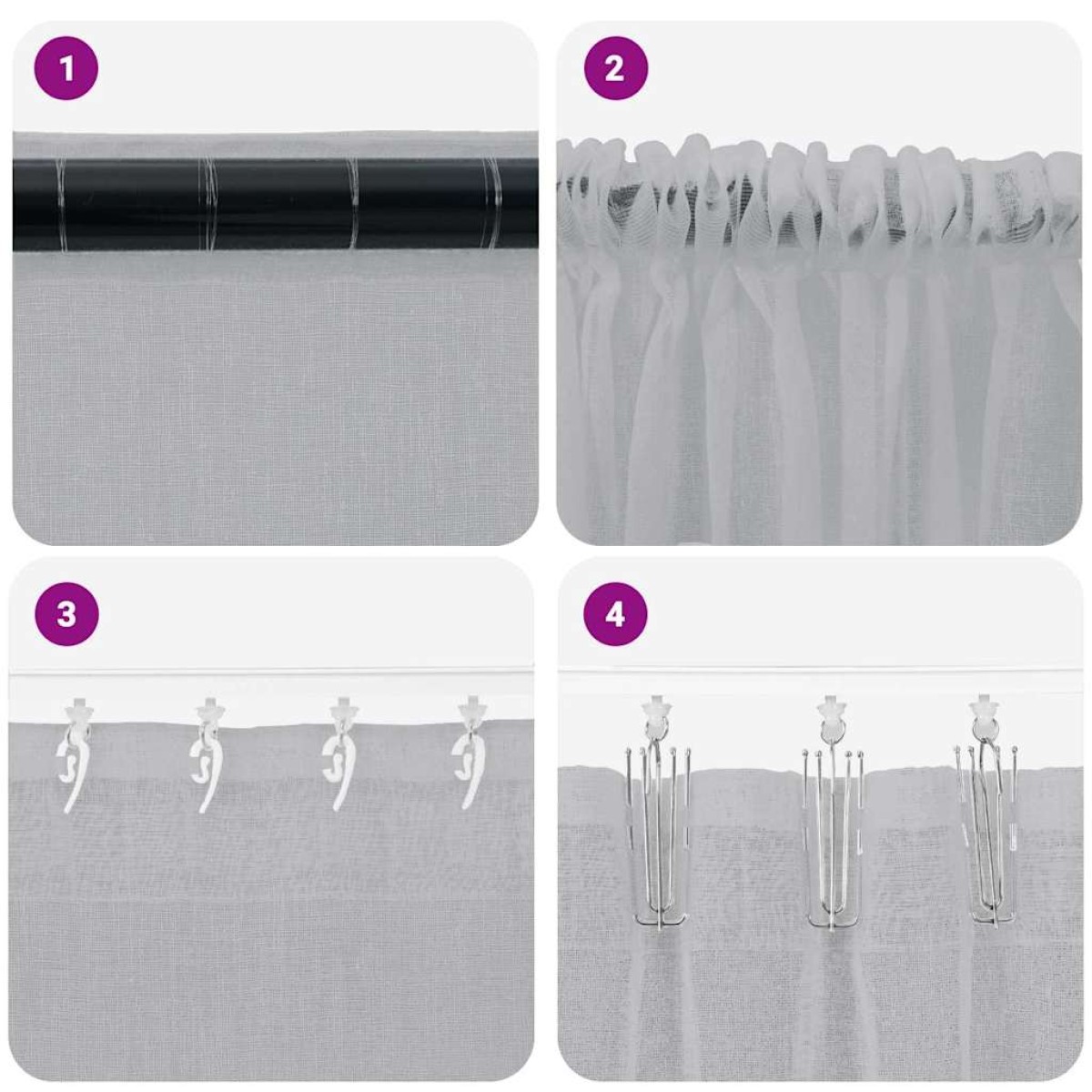 vidaXL Κουρτίνα βυσσινί 2 τμχ. Σκούρο Γκρι 225 x 140 εκ. Πολυεστέρας