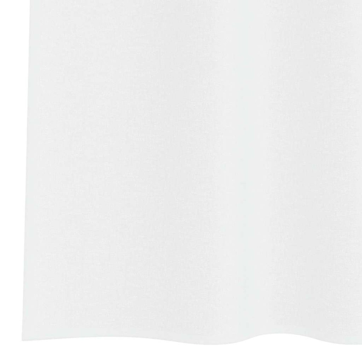vidaXL Κουρτίνα βυσσινί 2 τμχ. Λευκό 245 x 140 εκ. Πολυεστέρας