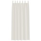 vidaXL Κουρτίνα βυσσινί 2 τμχ. Κρεμ 225 x 140 εκ. Πολυεστέρας