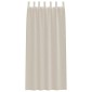 vidaXL Κουρτίνα βυσσινί 2 τμχ. Άμμος 225 x 140 εκ. Πολυεστέρας
