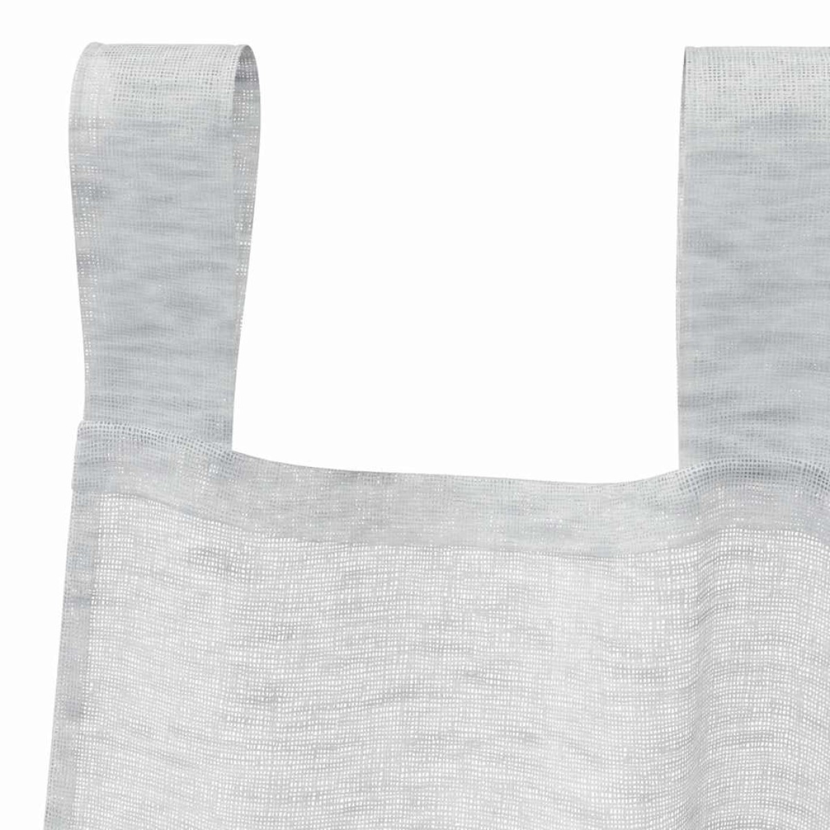 vidaXL Κουρτίνα βυσσινί 2 τμχ. Ανοιχτό γκρι 140 x 140 cm Πολυεστέρας