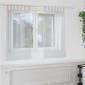 vidaXL Κουρτίνα βυσσινί 2 τμχ. Ανοιχτό γκρι 140 x 140 cm Πολυεστέρας