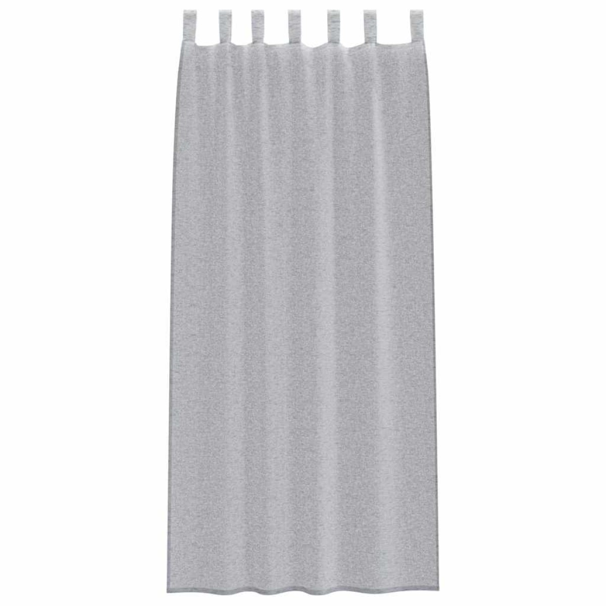 vidaXL Κουρτίνα βυσσινί 2 τμχ. Σκούρο Γκρι 225 x 140 εκ. Πολυεστέρας