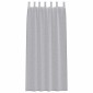 vidaXL Κουρτίνα βυσσινί 2 τμχ. Σκούρο Γκρι 245 x 140 εκ. Πολυεστέρας