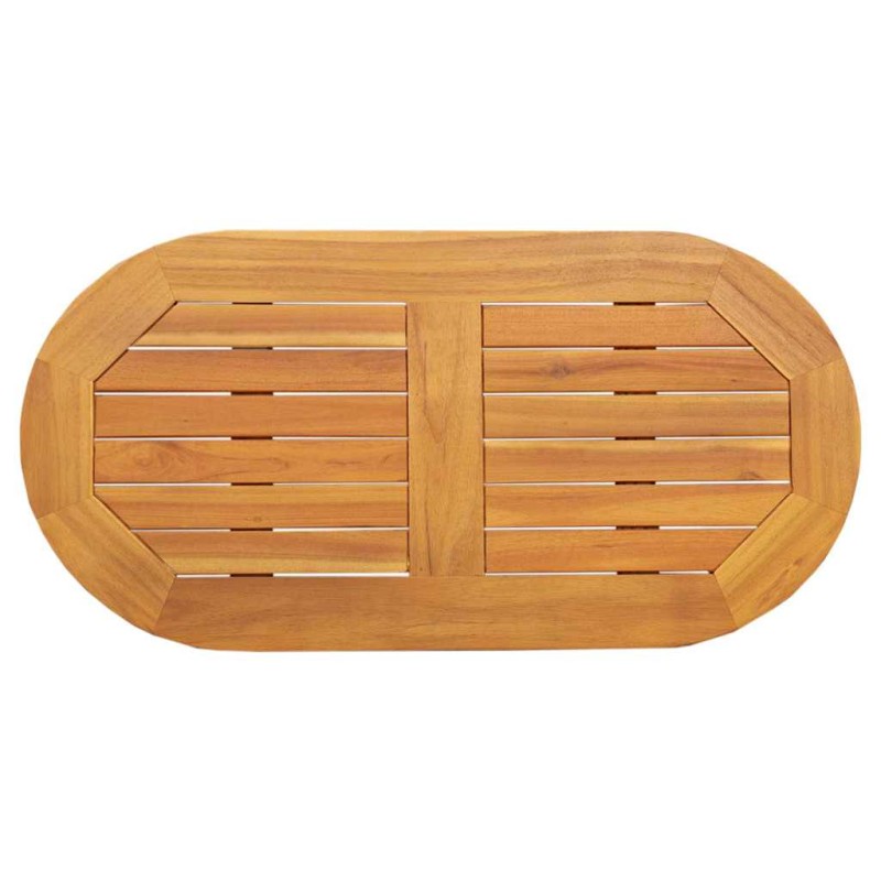 vidaXL Καπάκι τραπεζιού Φυσικό Λάδι 80 x 40 x 2 cm Στερεό Ξύλο Ακακίας