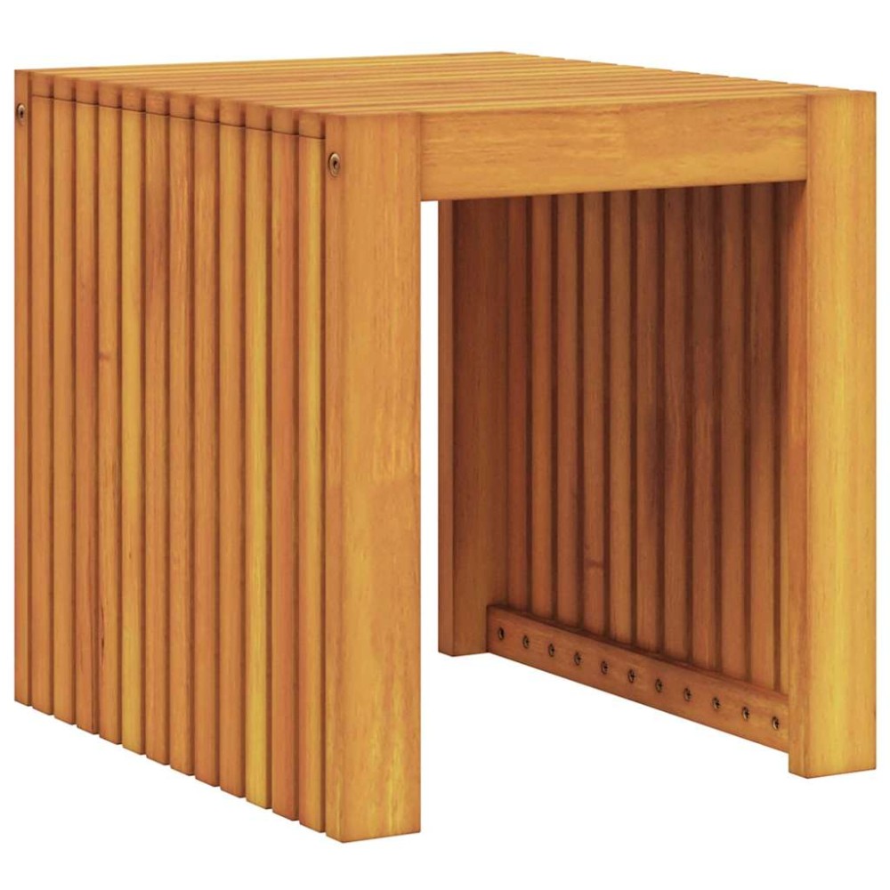 vidaXL Τραπεζάκι Πλευράς Φυσικό Λάδι 43 x 36 x 40 εκ Στερεό Ξύλο Τίκ