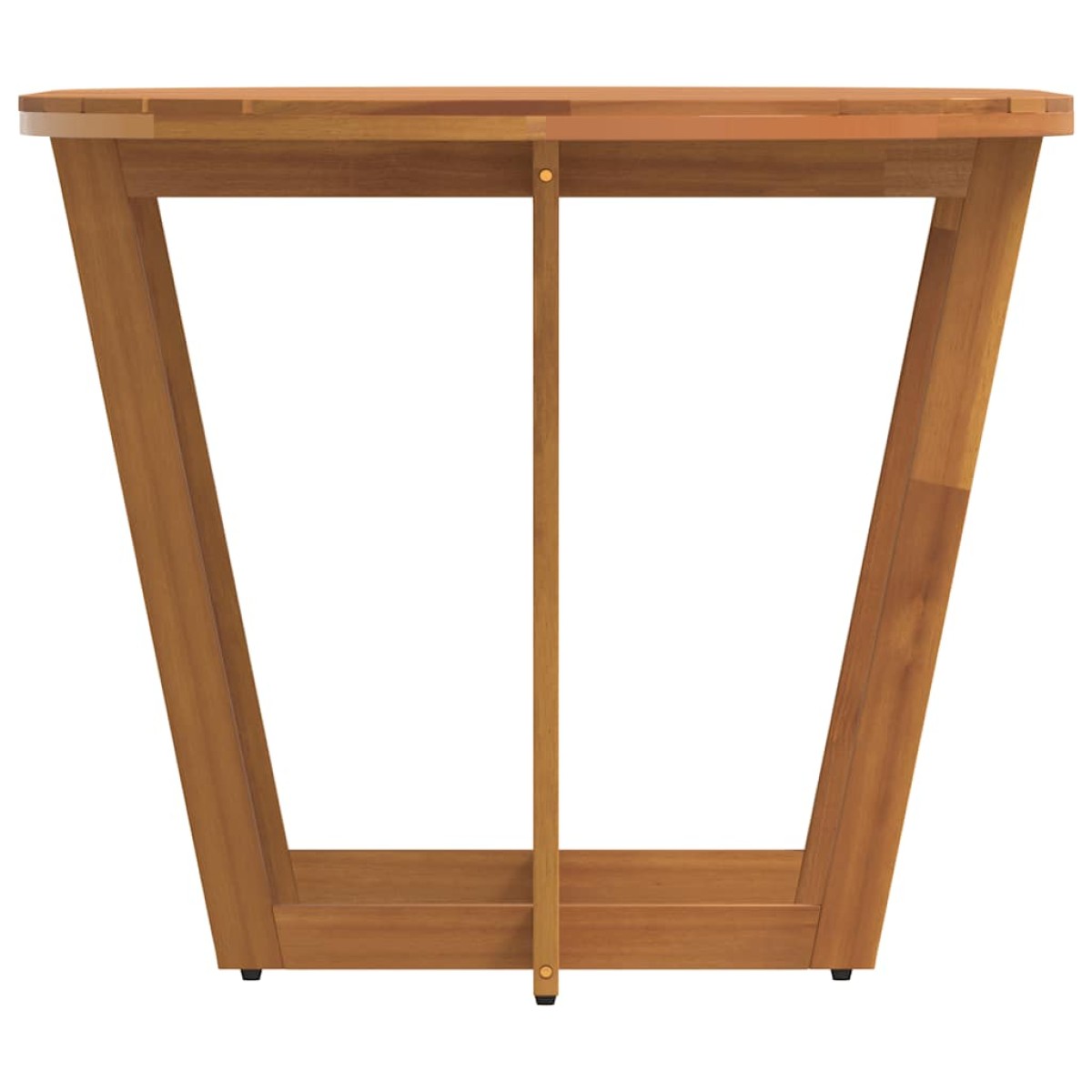 vidaXL Τραπεζαρία Κήπου Οβάλ 150 x 90 x 75 εκ. από Μασίφ Ξύλο Ακακίας