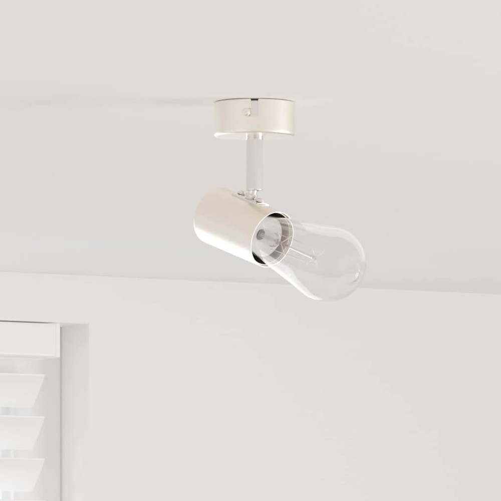 vidaXL Σποτ οροφής με προβολείς Νίκελ 6,5 x 6 x 11,5 εκ Μέταλλο