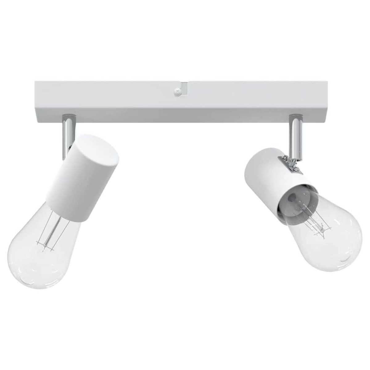 vidaXL Σποτ οροφής με προβολείς Λευκό 26 x 6,5 x 11,5 εκ Μέταλλο
