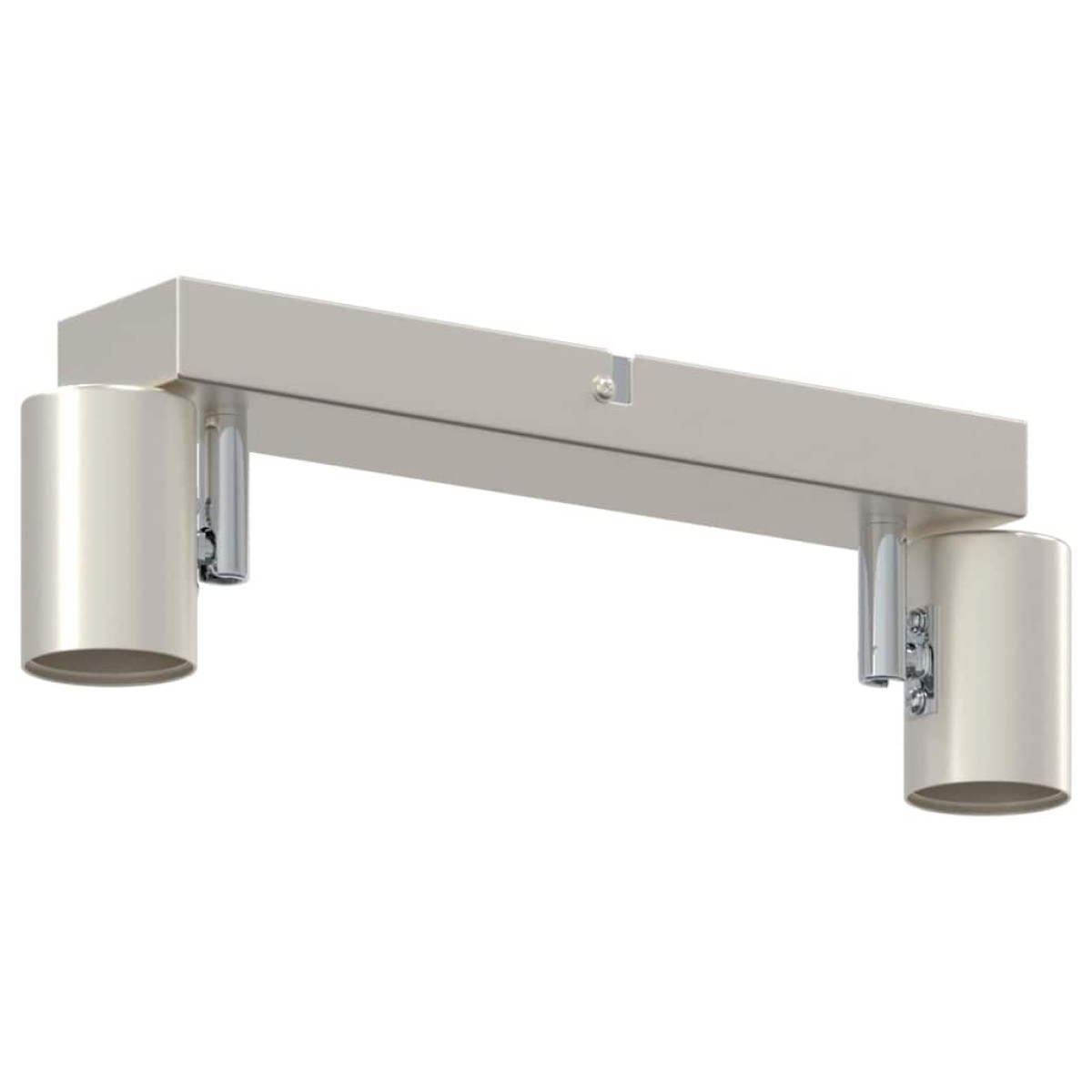 vidaXL Σποτ οροφής με προβολείς Νίκελ 26 x 6,5 x 11,5 εκ Μέταλλο