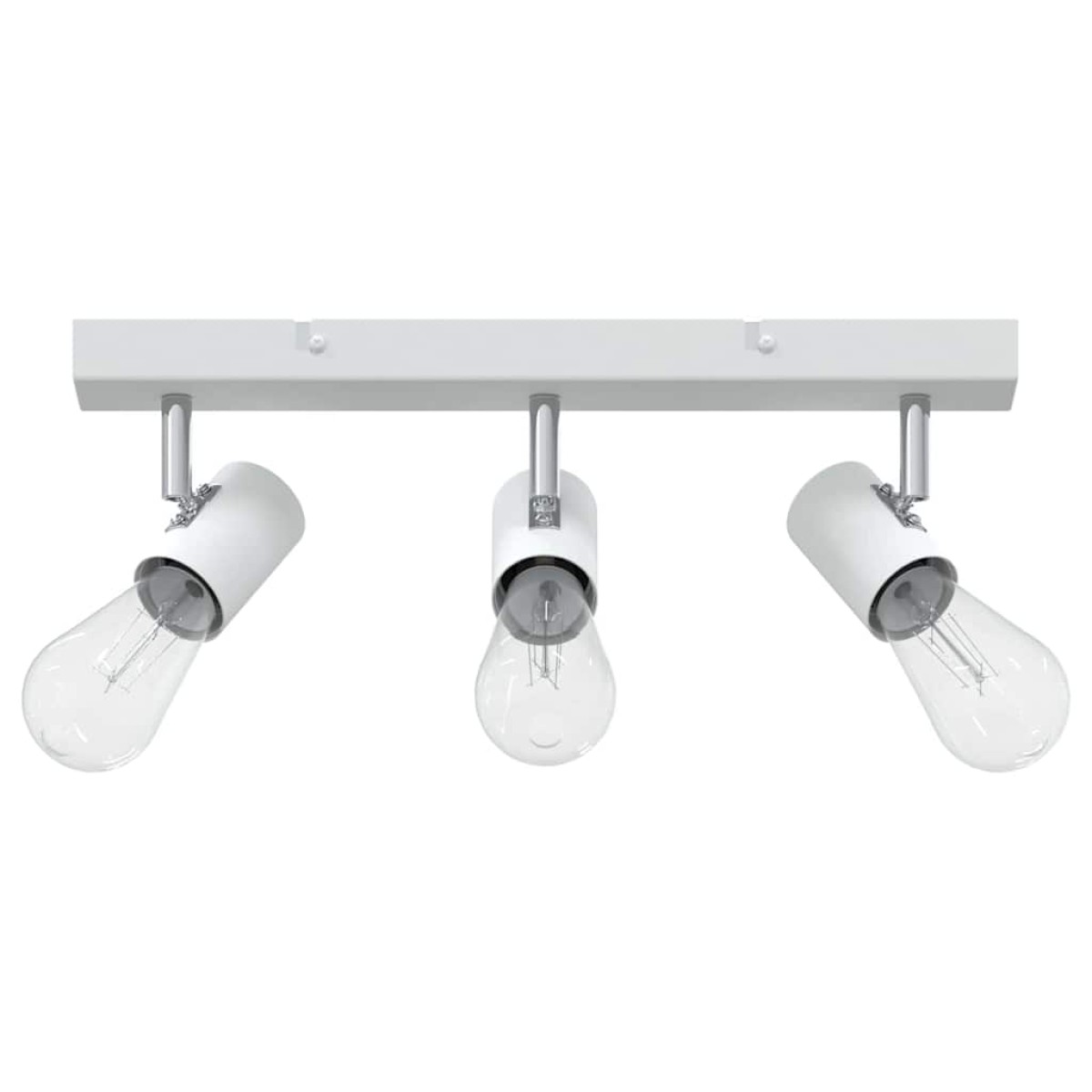 vidaXL Σποτ οροφής με προβολείς Λευκό 38 x 6,5 x 11,5 εκ Μέταλλο