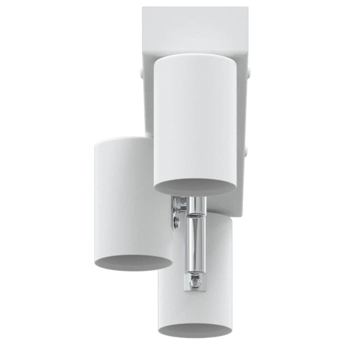 vidaXL Σποτ οροφής με προβολείς Λευκό 38 x 6,5 x 11,5 εκ Μέταλλο