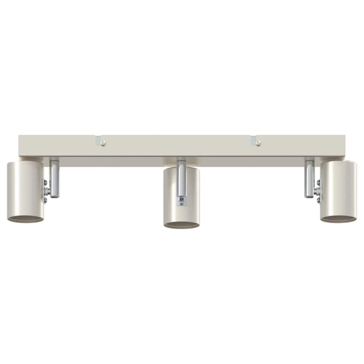 vidaXL Σποτ οροφής με προβολείς Νίκελ 38 x 6,5 x 11,5 εκ Μέταλλο