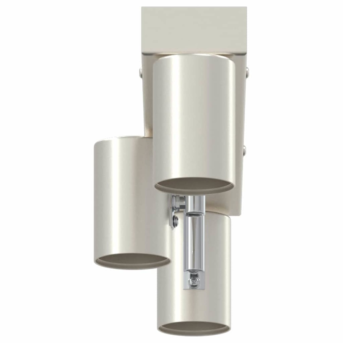 vidaXL Σποτ οροφής με προβολείς Νίκελ 38 x 6,5 x 11,5 εκ Μέταλλο