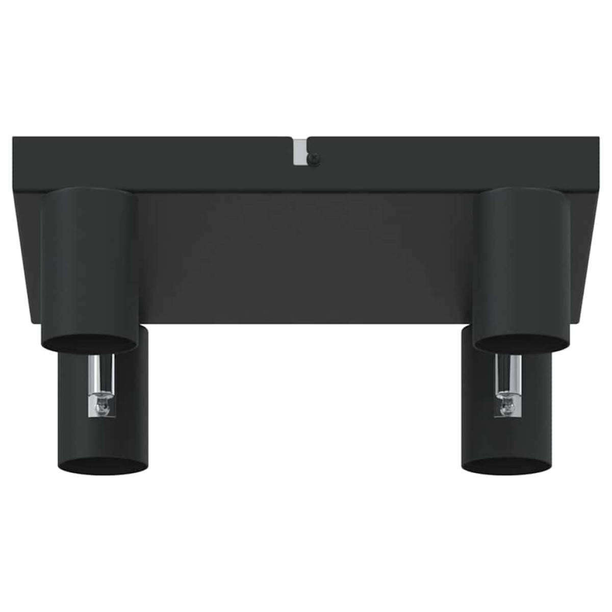 vidaXL Σποτ οροφής με προβολείς Μαύρο 26,5 x 26 x 11,5 εκ Μέταλλο