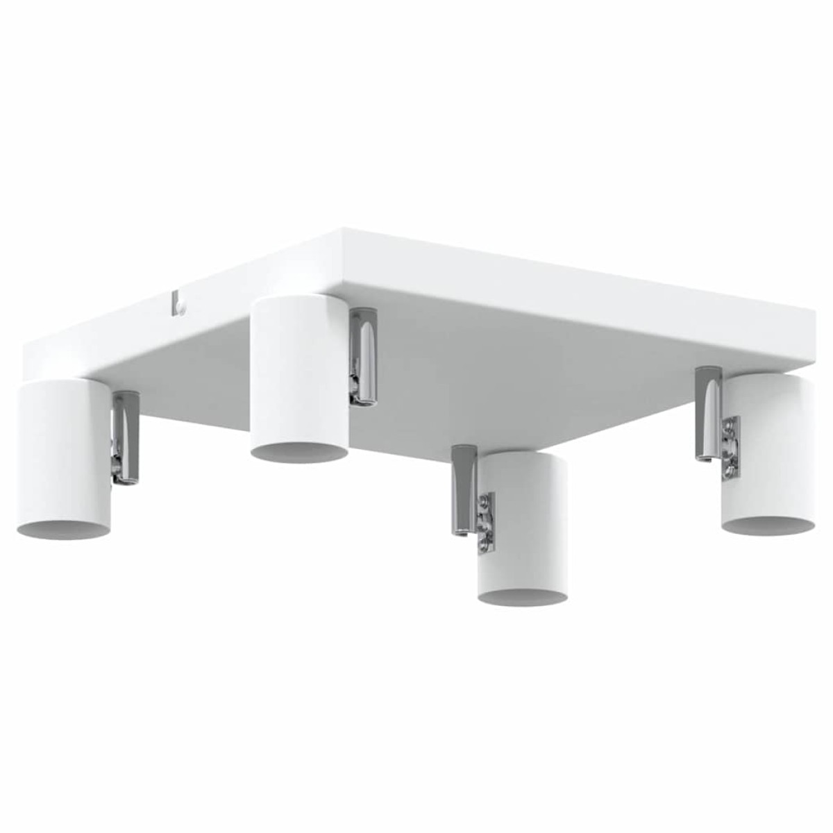 vidaXL Σποτ οροφής με προβολείς Λευκό 26 x 26 x 11,5 εκ Μέταλλο
