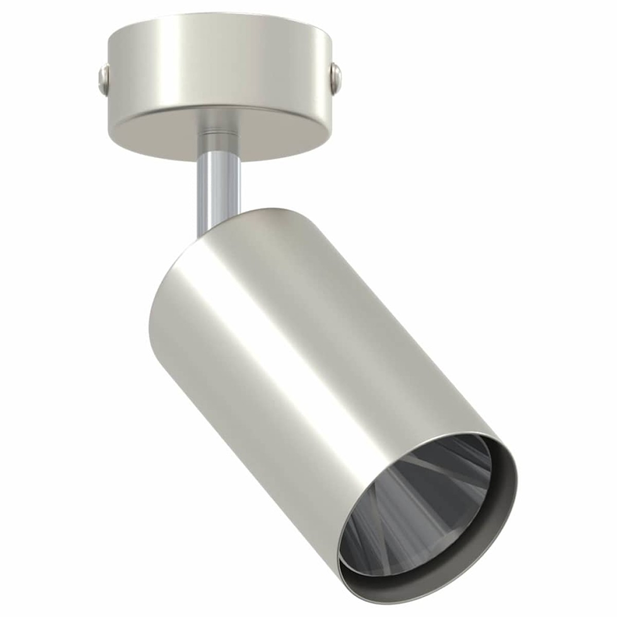 vidaXL Σποτ οροφής με προβολείς Νίκελ 6 x 6 x 16 εκ. Μέταλλο