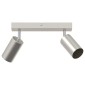 vidaXL Σποτ οροφής με προβολείς Νίκελ 26 x 6 x 16 εκ Μέταλλο