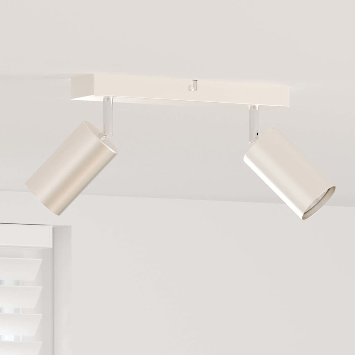 vidaXL Σποτ οροφής με προβολείς Νίκελ 26 x 6 x 16 εκ Μέταλλο