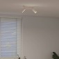 vidaXL Σποτ οροφής με προβολείς Νίκελ 26 x 6 x 16 εκ Μέταλλο