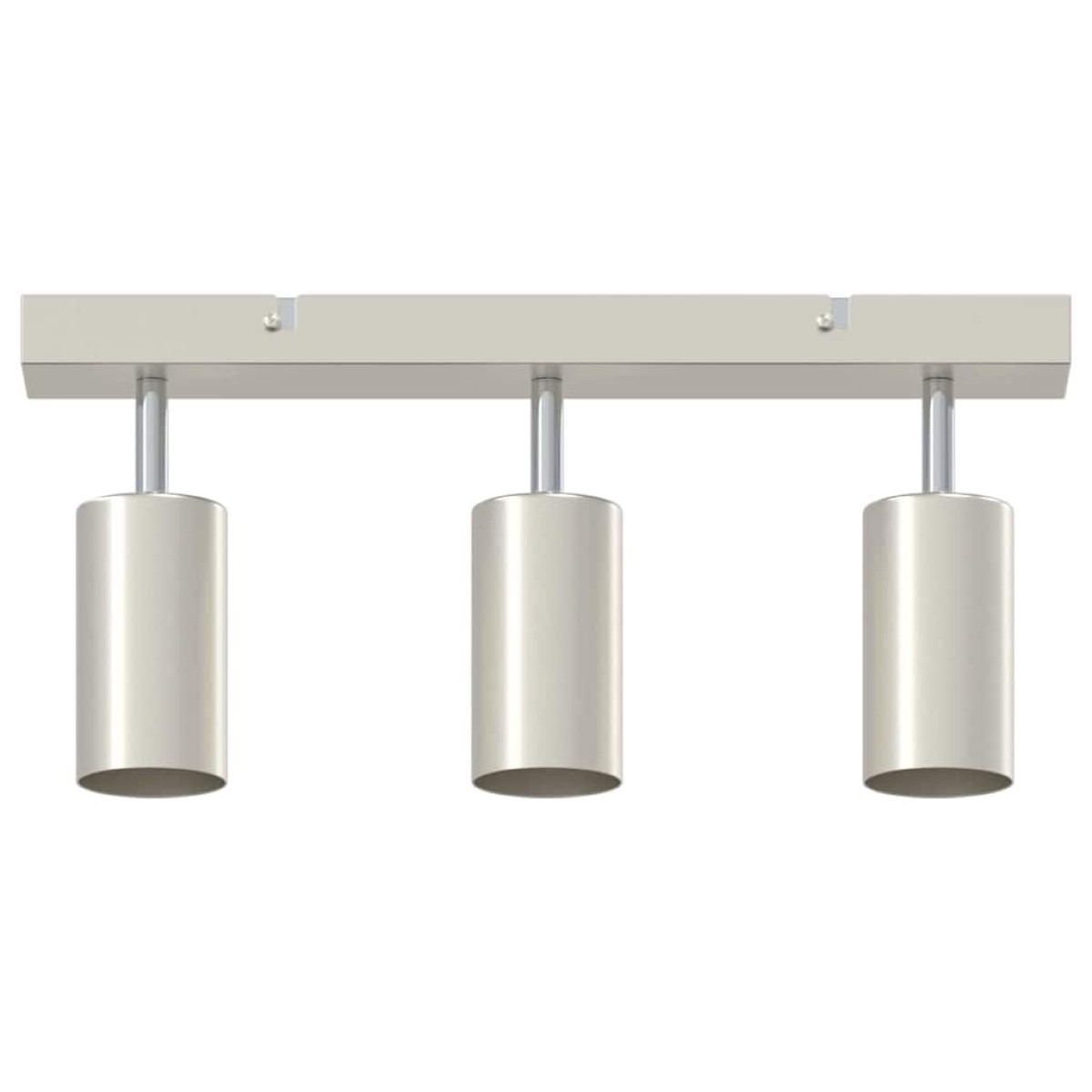 vidaXL Σποτ οροφής με προβολείς Νίκελ 38 x 6 x 16 εκ Μέταλλο