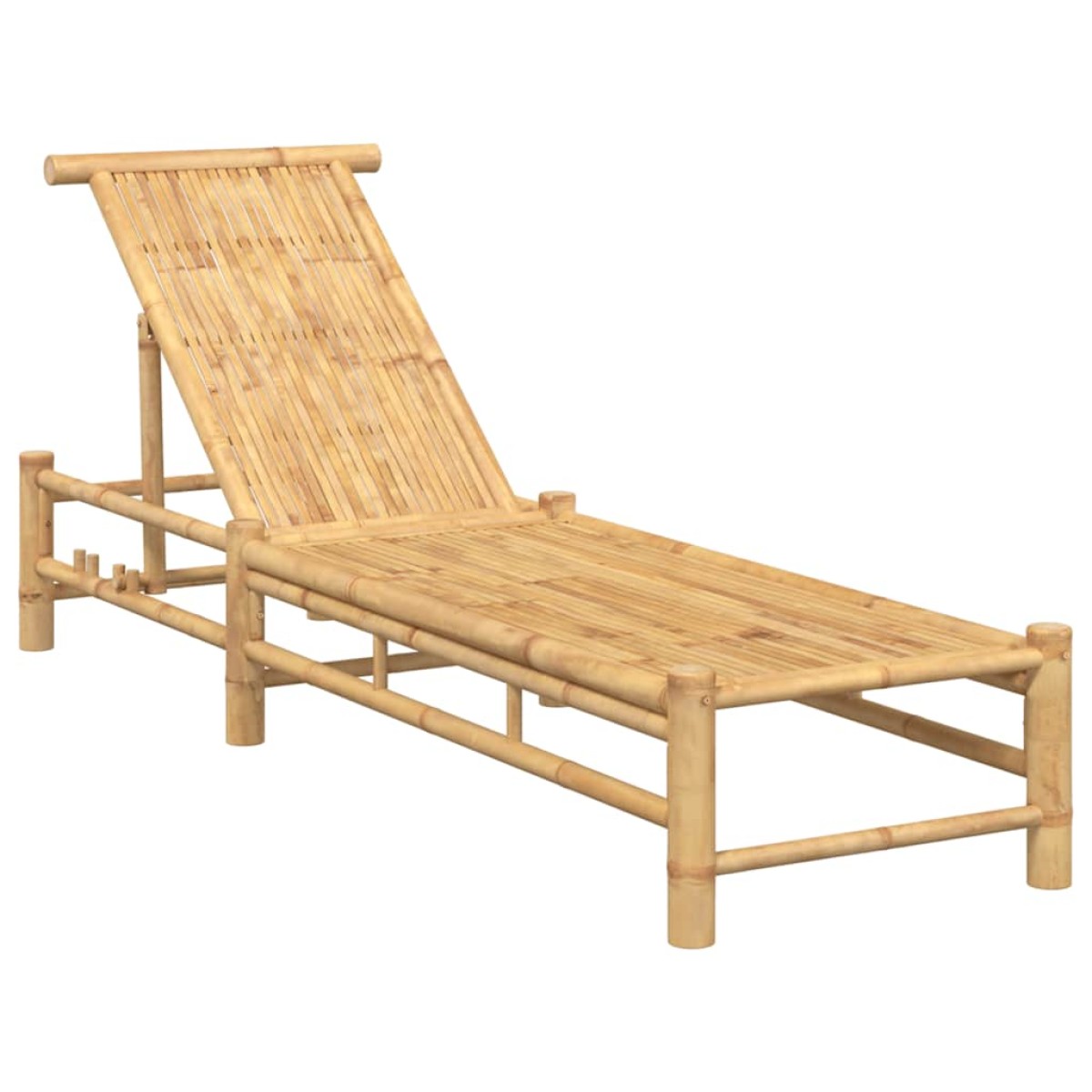 vidaXL Ξαπλώστρα από Μπαμπού 55 x 199 x 30 εκ.