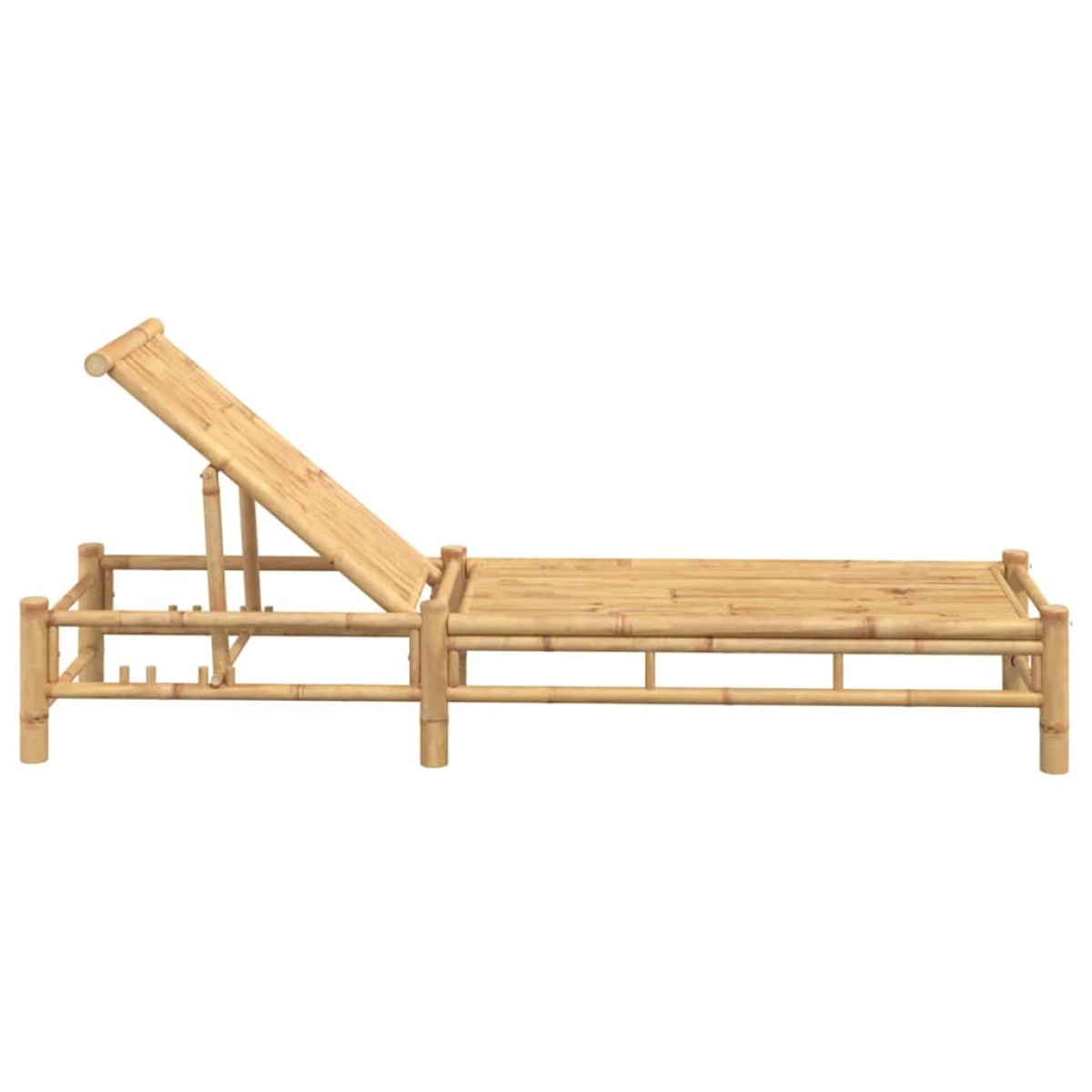 vidaXL Ξαπλώστρα από Μπαμπού 55 x 199 x 30 εκ.