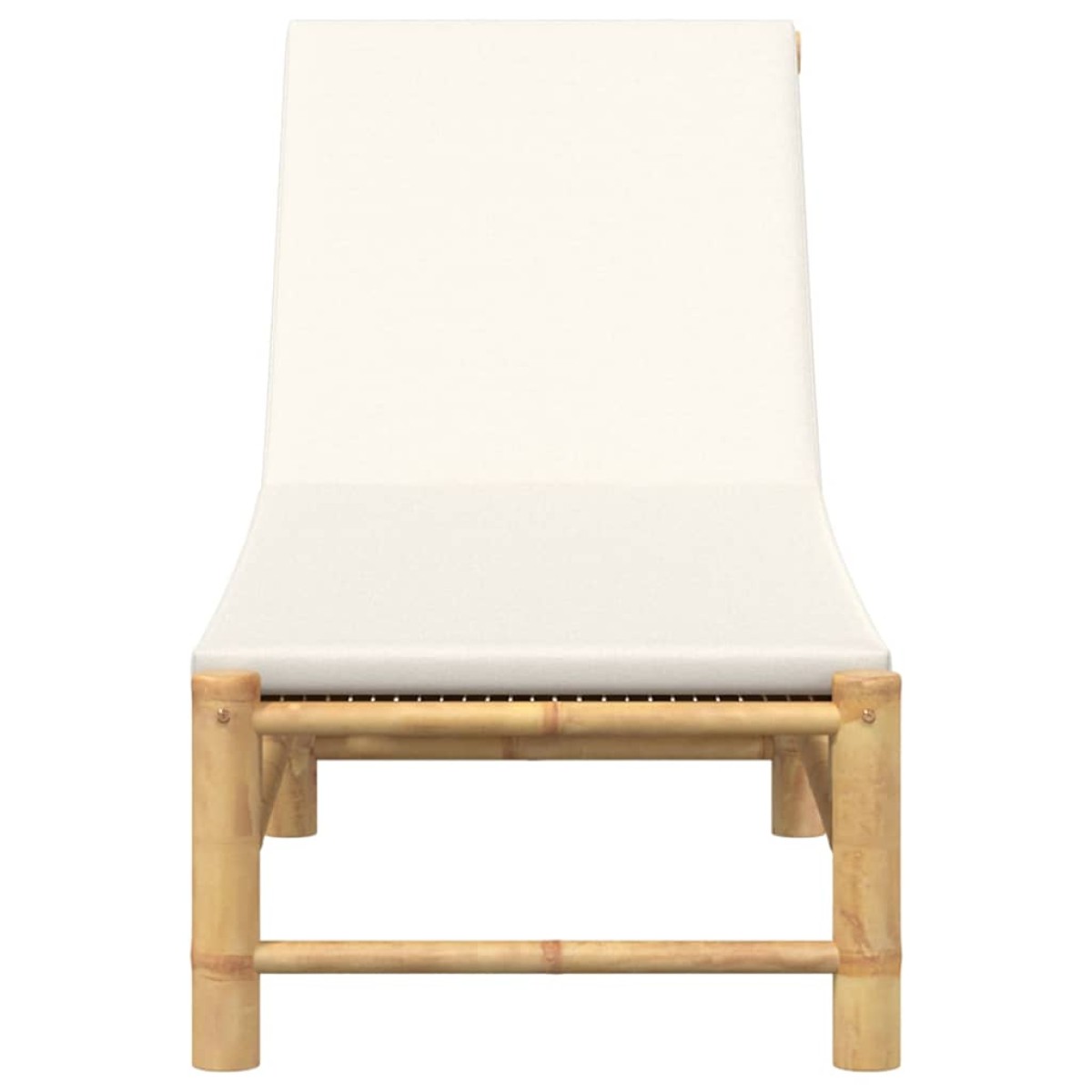vidaXL Ξαπλώστρα με Μαξιλάρια 55 x 199 x 30 εκ. από Μπαμπού