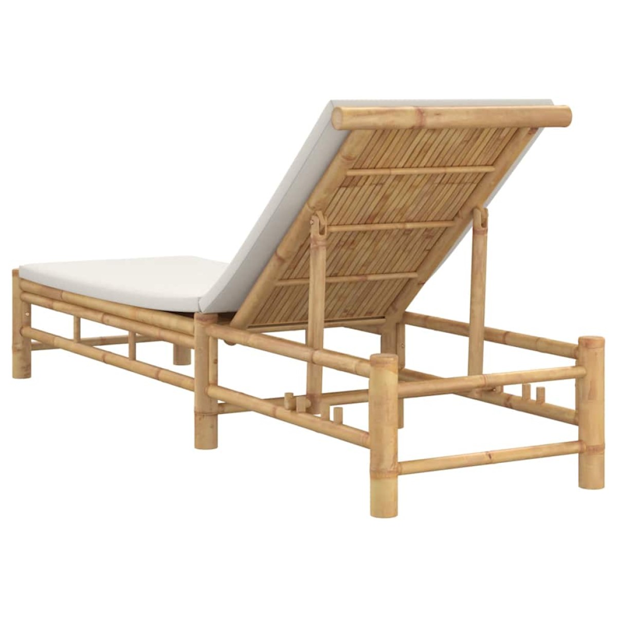 vidaXL Ξαπλώστρα με Μαξιλάρια 55 x 199 x 30 εκ. από Μπαμπού