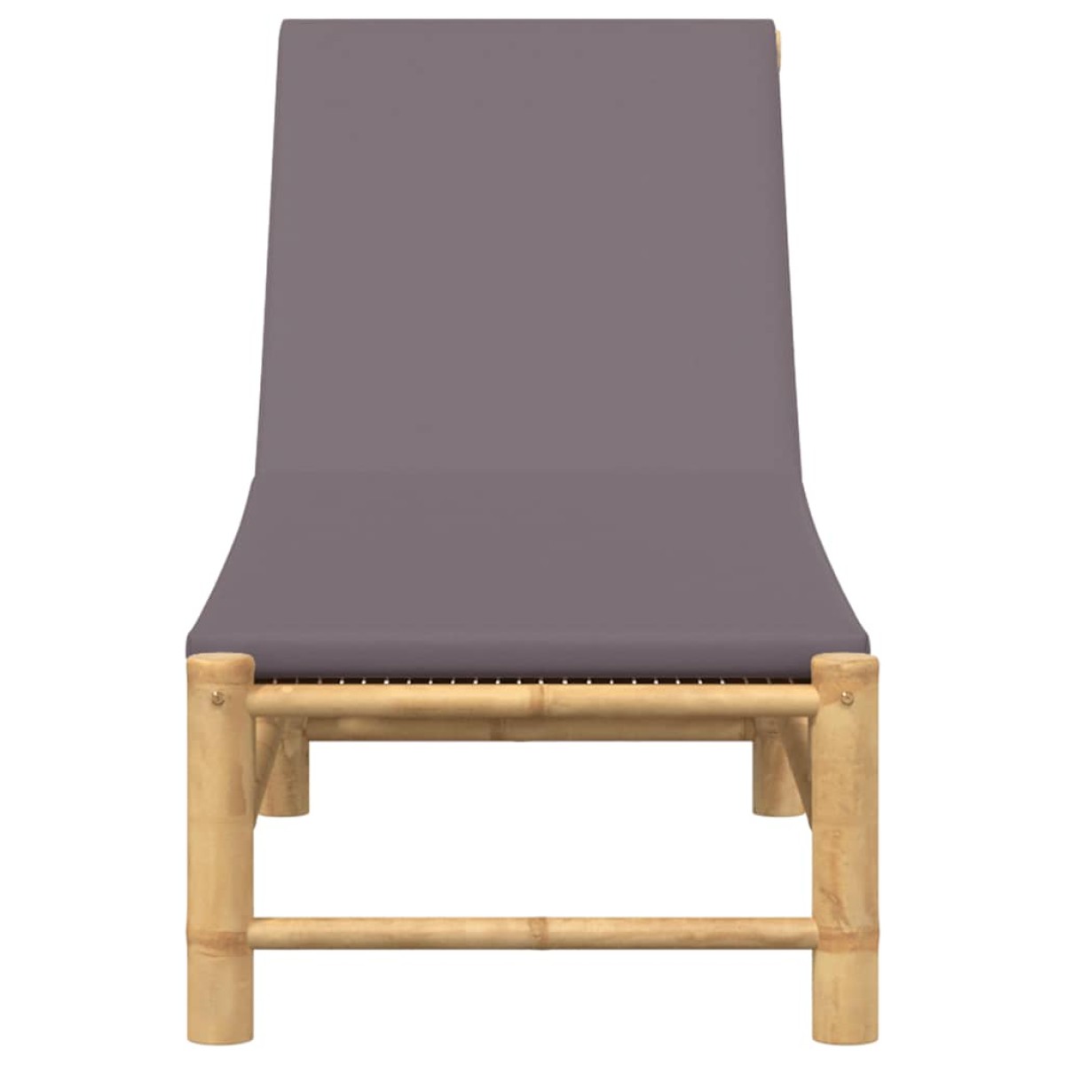 vidaXL Ξαπλώστρα με Μαξιλάρια 55 x 199 x 30 εκ. από Μπαμπού