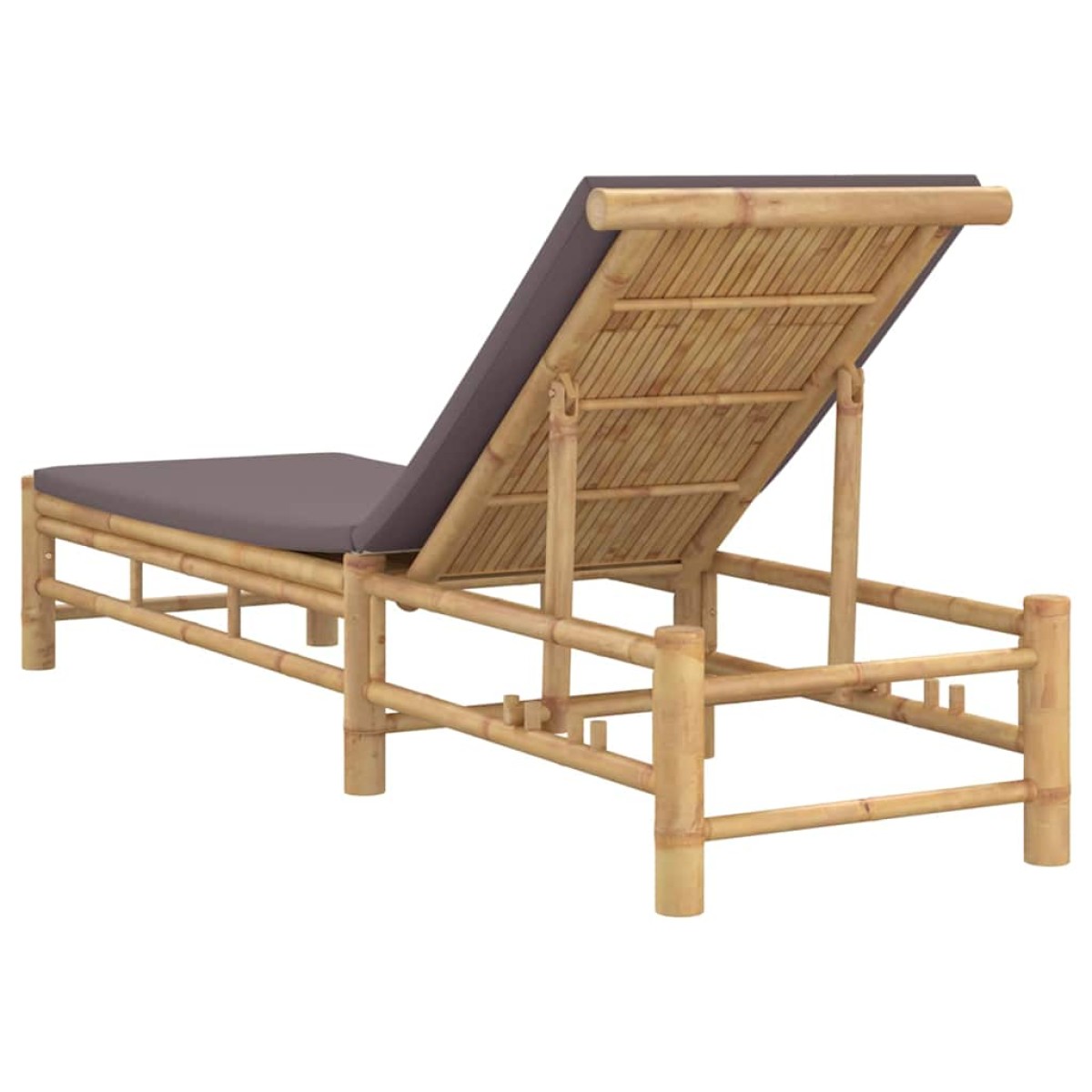 vidaXL Ξαπλώστρα με Μαξιλάρια 55 x 199 x 30 εκ. από Μπαμπού