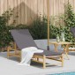 vidaXL Ξαπλώστρα με Μαξιλάρια 55 x 199 x 30 εκ. από Μπαμπού