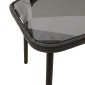 vidaXL Τραπεζάκι σαλονιού Μαύρο 90 x 45 x 43 εκ. συνθετικό ρατάν
